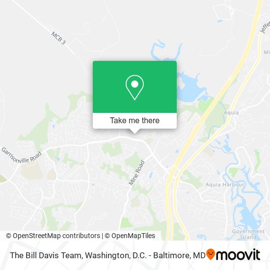 The Bill Davis Team map