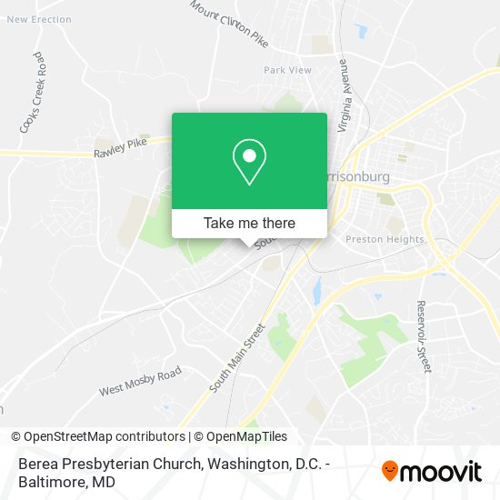 Berea Presbyterian Church map