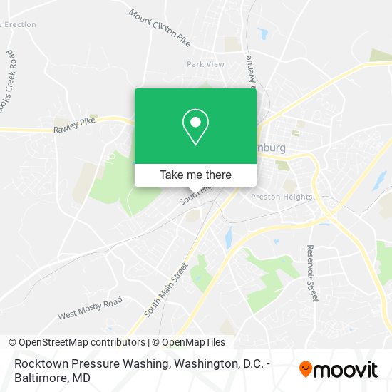 Rocktown Pressure Washing map