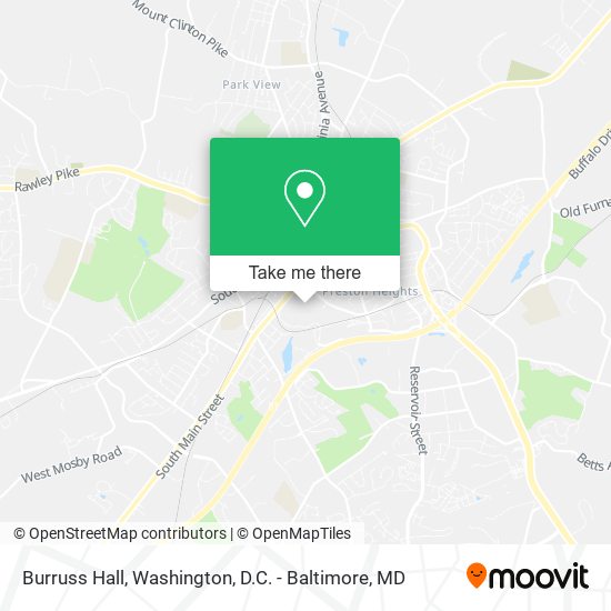Burruss Hall map