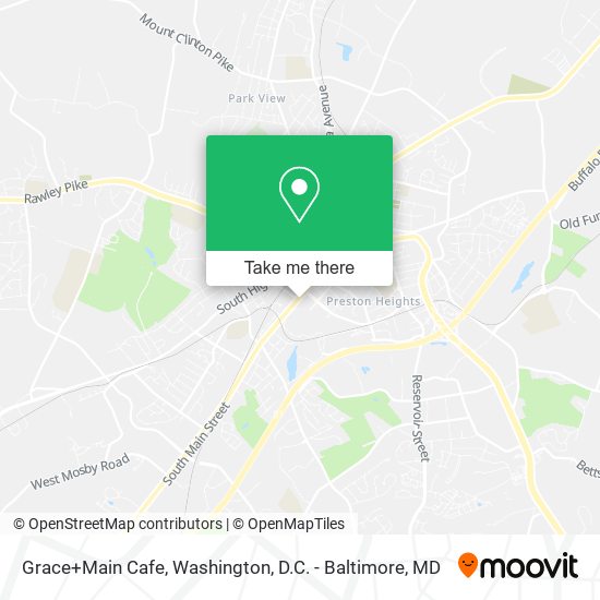 Grace+Main Cafe map