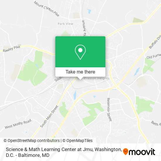 Science & Math Learning Center at Jmu map