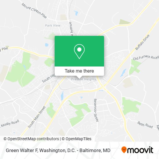 Green Walter F map