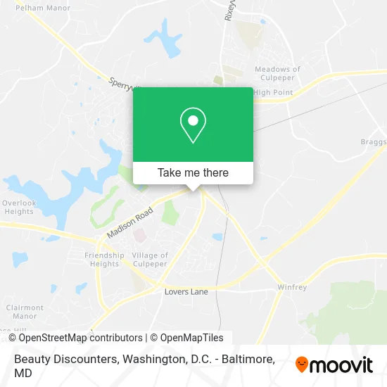 Beauty Discounters map