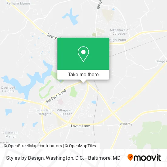 Styles by Design map