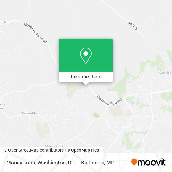 Mapa de MoneyGram