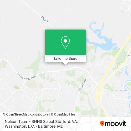 Mapa de Nelson Team - BHHS Select Stafford, VA
