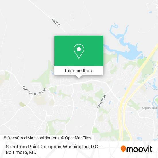 Spectrum Paint Company map