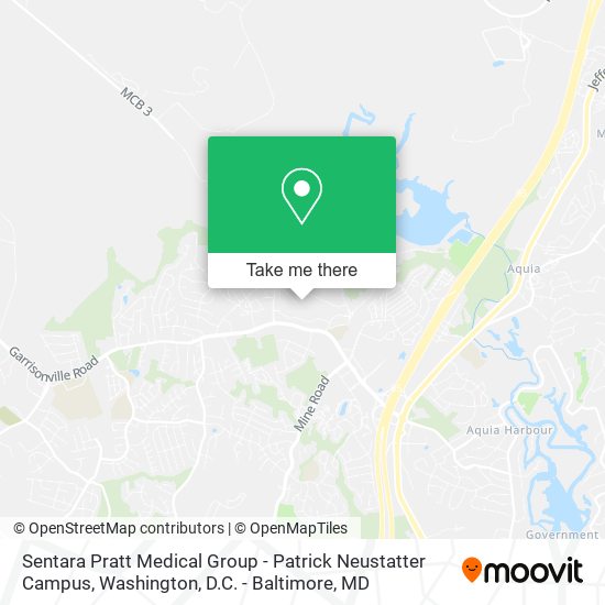 Sentara Pratt Medical Group - Patrick Neustatter Campus map