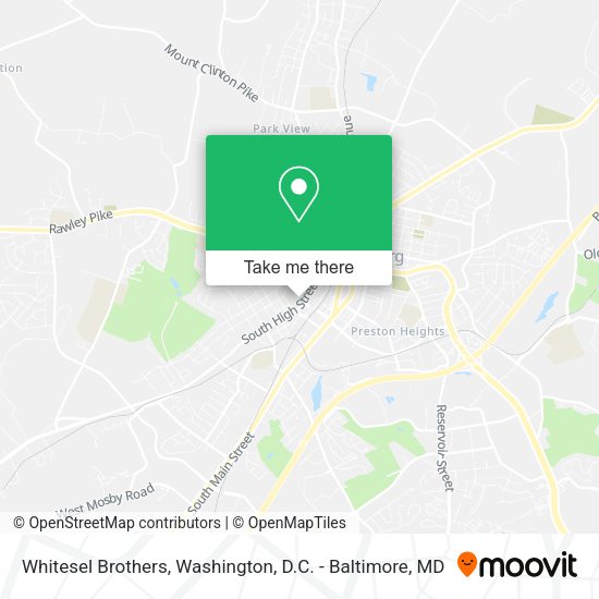 Whitesel Brothers map