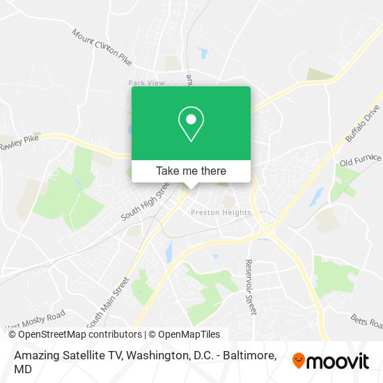 Mapa de Amazing Satellite TV
