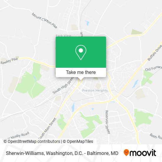Sherwin-Williams map