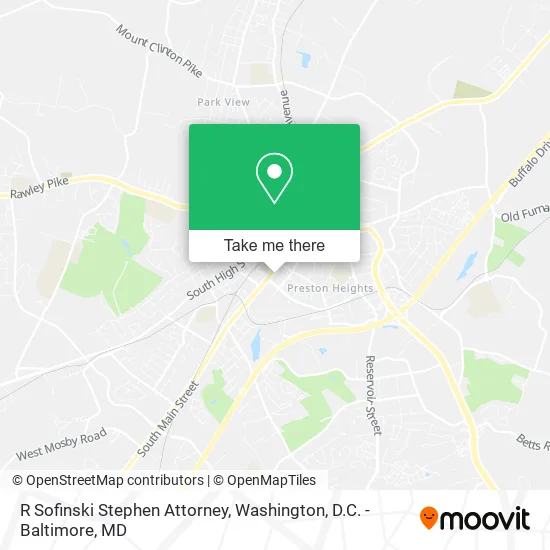 Mapa de R Sofinski Stephen Attorney