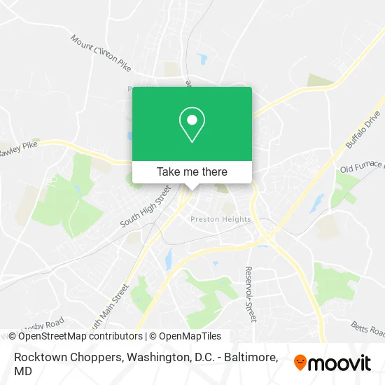 Rocktown Choppers map