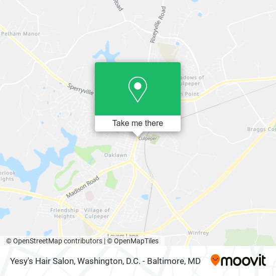 Yesy's Hair Salon map