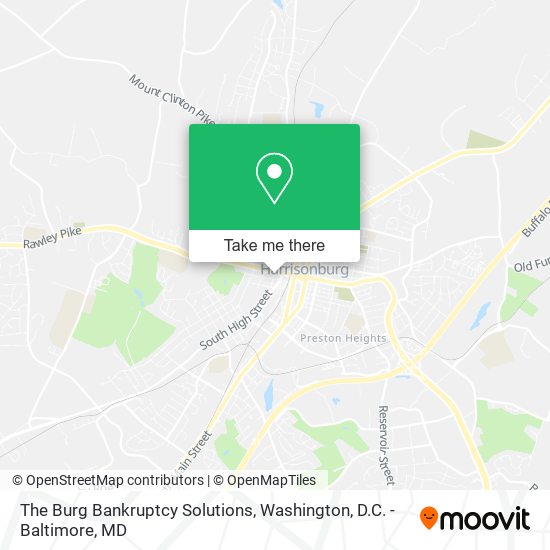 The Burg Bankruptcy Solutions map