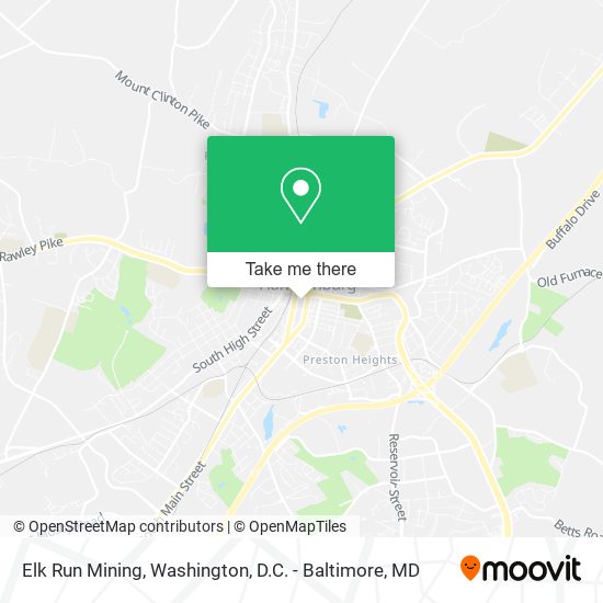 Elk Run Mining map