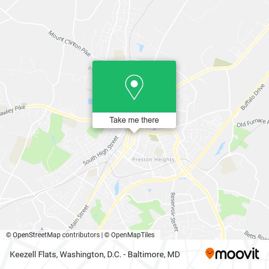 Keezell Flats map