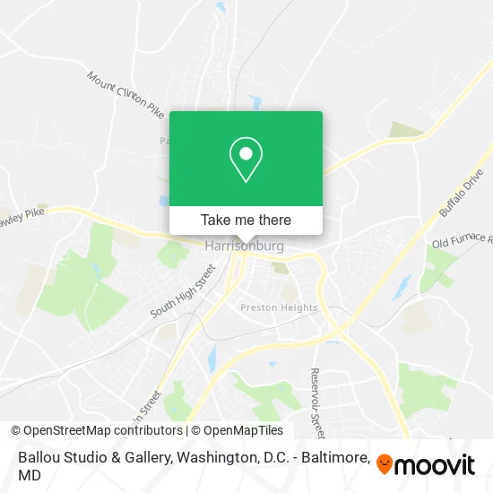 Ballou Studio & Gallery map