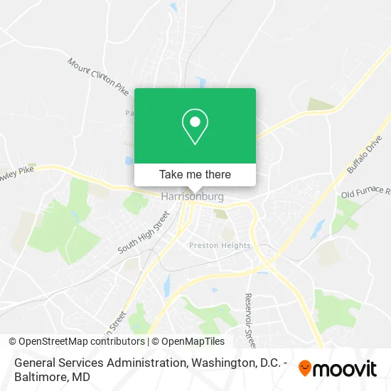 General Services Administration map