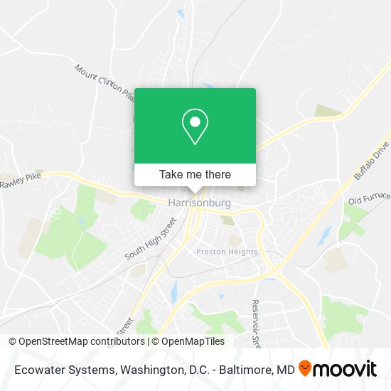 Mapa de Ecowater Systems