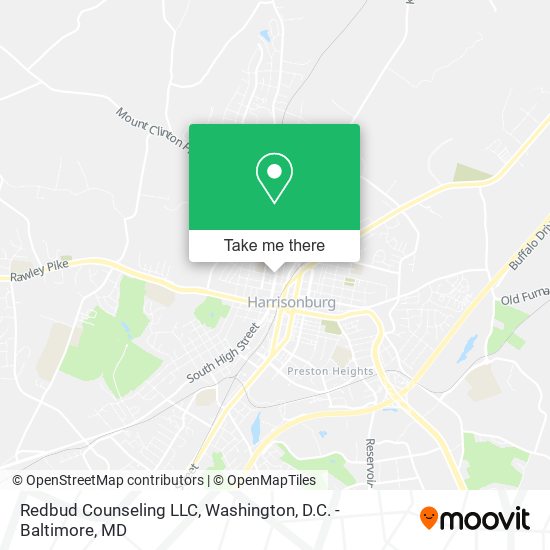 Mapa de Redbud Counseling LLC