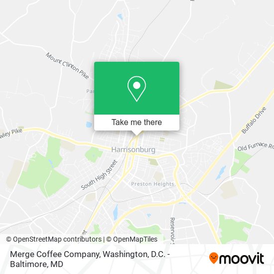 Merge Coffee Company map