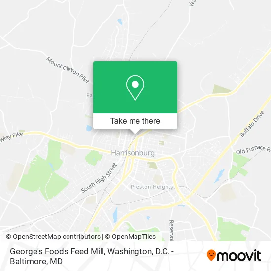George's Foods Feed Mill map