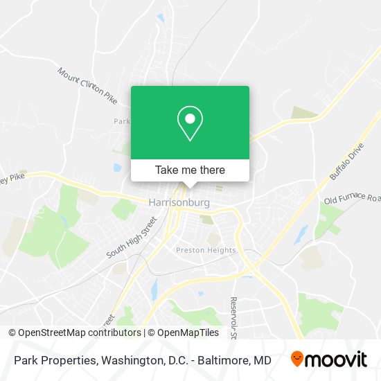 Park Properties map