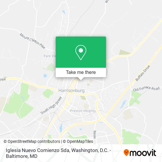 Mapa de Iglesia Nuevo Comienzo Sda