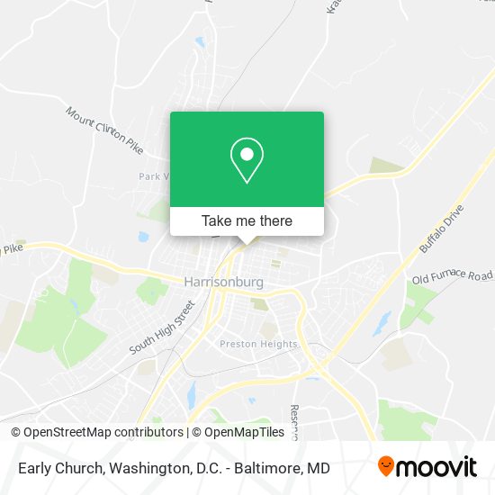 Early Church map