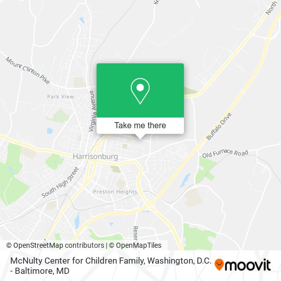 McNulty Center for Children Family map