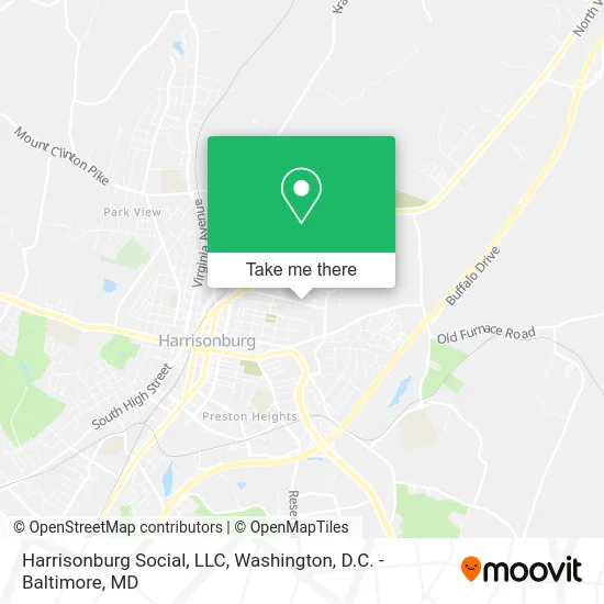 Harrisonburg Social, LLC map