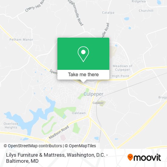 Mapa de Lilys Furniture & Mattress