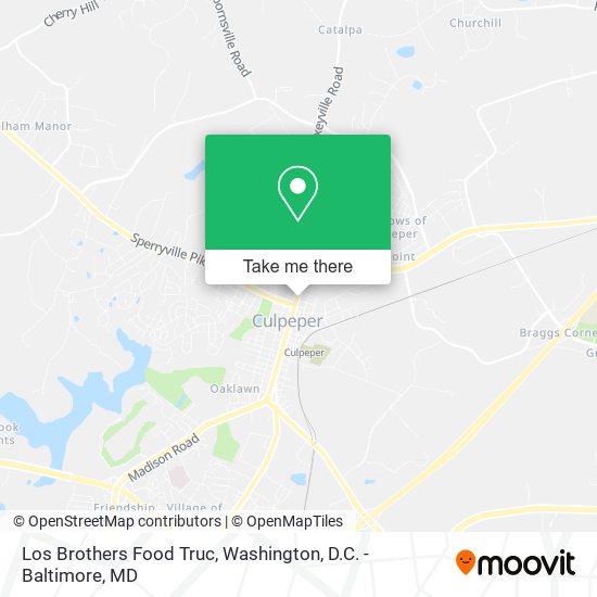 Los Brothers Food Truc map