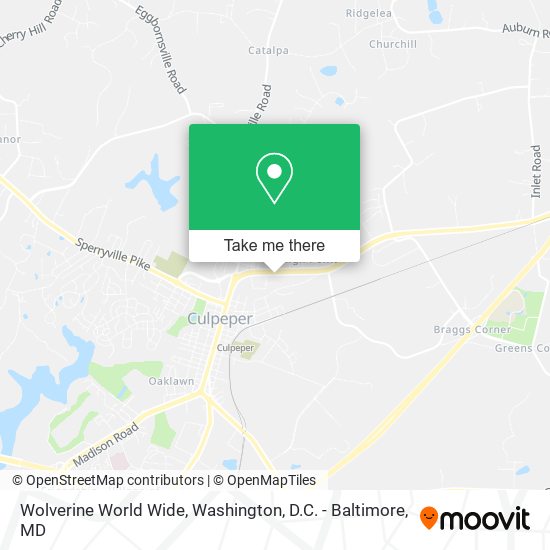 Wolverine World Wide map