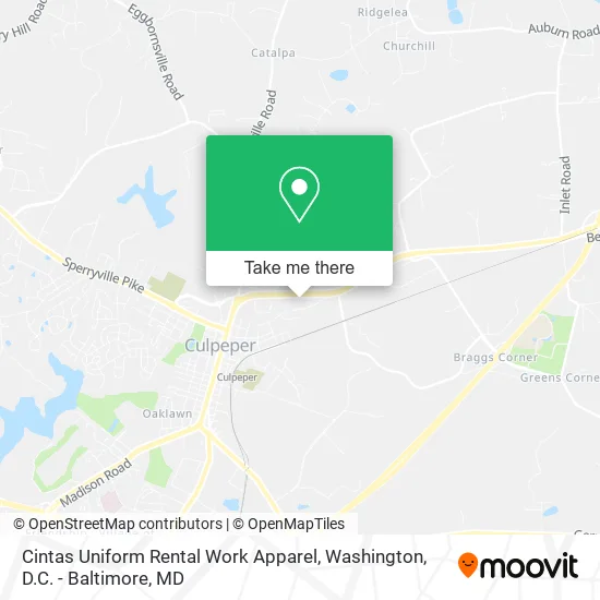 Cintas Uniform Rental Work Apparel map