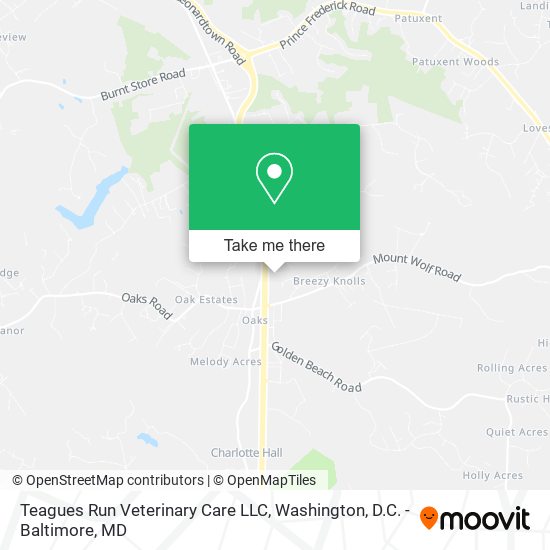 Teagues Run Veterinary Care LLC map