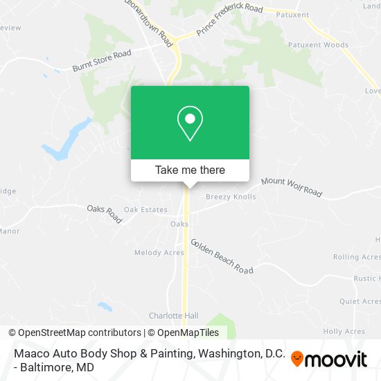 Mapa de Maaco Auto Body Shop & Painting