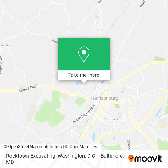 Rocktown Excavating map