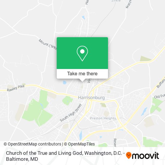 Mapa de Church of the True and Living God