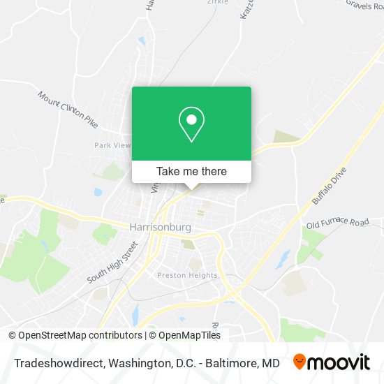 Tradeshowdirect map