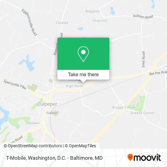 Mapa de T-Mobile