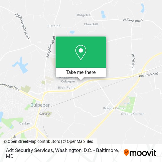 Adt Security Services map
