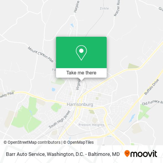 Mapa de Barr Auto Service