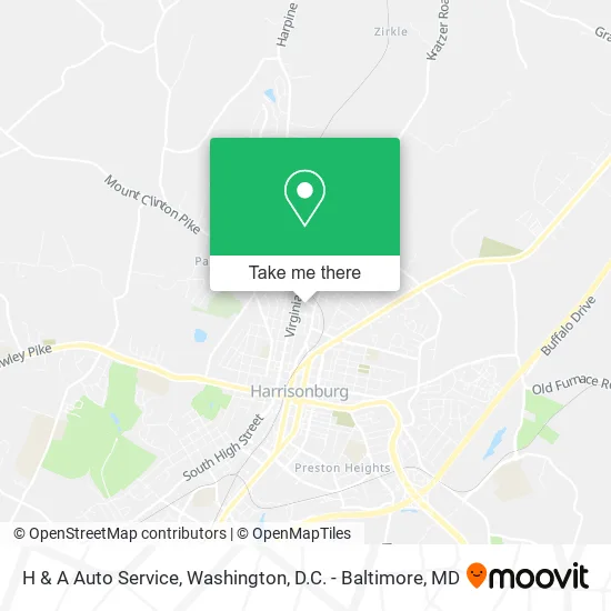 H & A Auto Service map