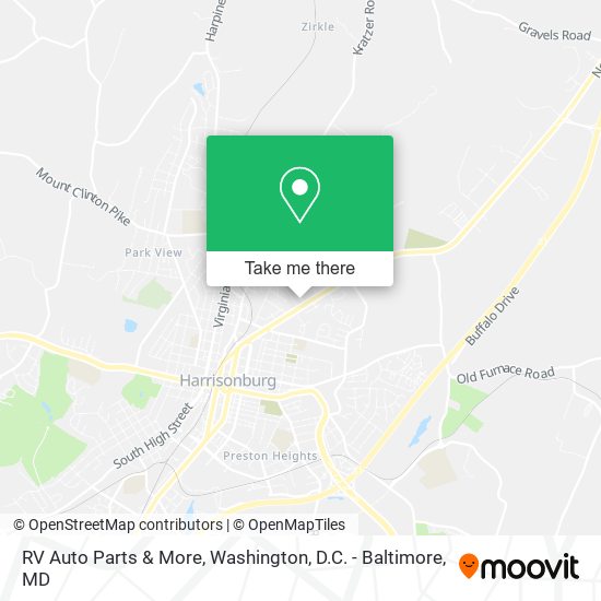 RV Auto Parts & More map