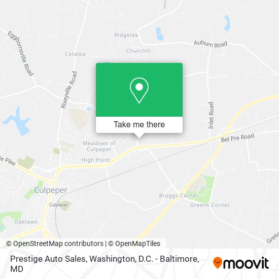 Prestige Auto Sales map