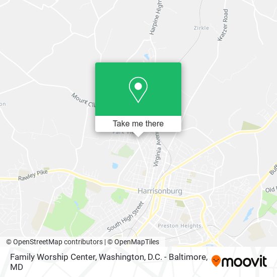 Mapa de Family Worship Center