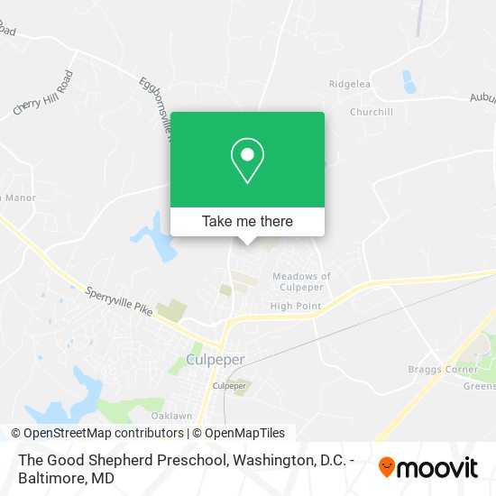 Mapa de The Good Shepherd Preschool